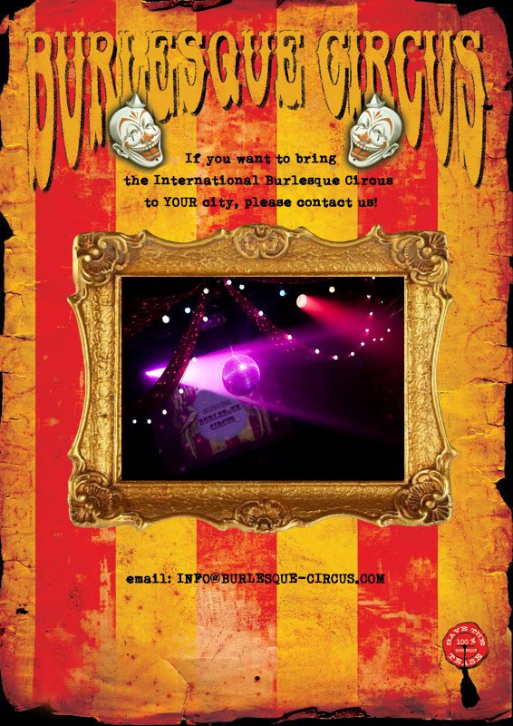 book the International Burlesque circus show for your event!