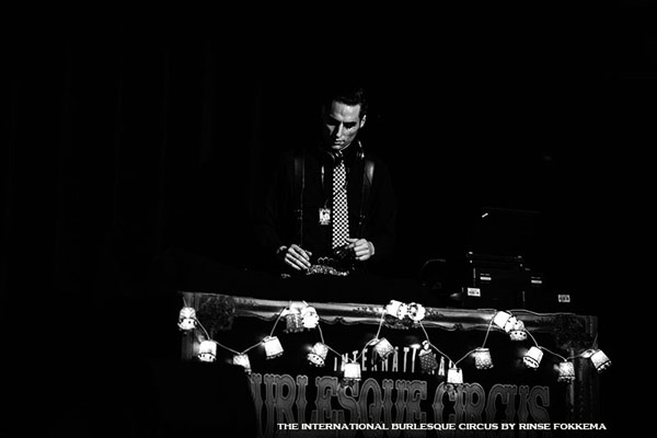 DJ Sabotage at the International Burlesque Circus - the Wicked Wedding edition