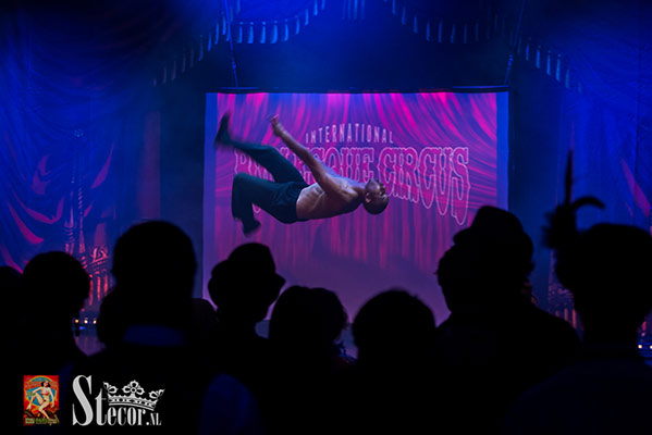 acrobatic show at the International Burlesque Circus - the Exotic Sensations edition