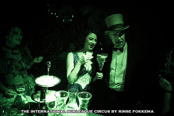 absinthe bar  at the International Burlesque Circus, the Old Hollywood Glam edition
