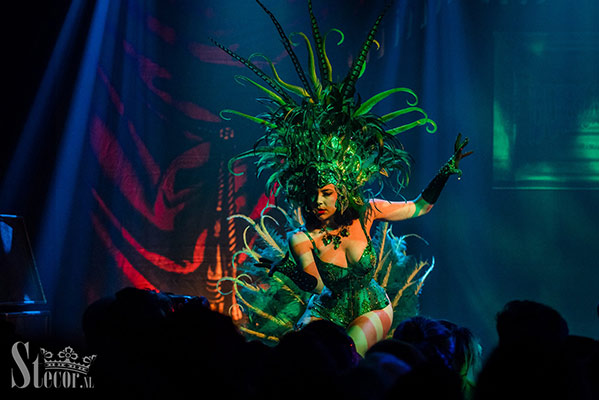 Ruby Colibri at the International Burlesque Circus, the Old Hollywood Glam edition