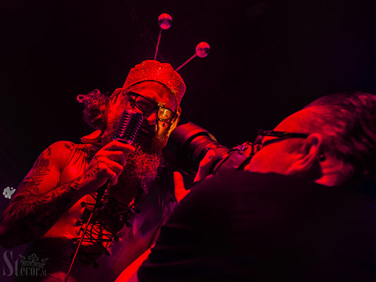 Mr Weird Beard at the Outer Space edition of the International Burlesque Circus in Utrecht