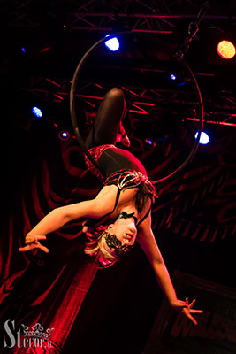 the Masquerade edition of the International Burlesque Circus at de Helling in Utrecht