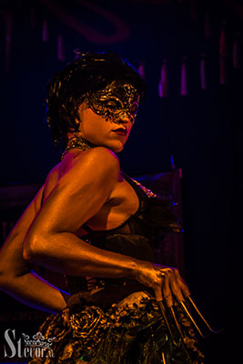 the Masquerade edition of the International Burlesque Circus at de Helling in Utrecht