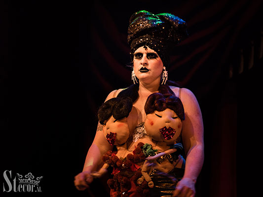 the Masquerade edition of the International Burlesque Circus at de Helling in Utrecht