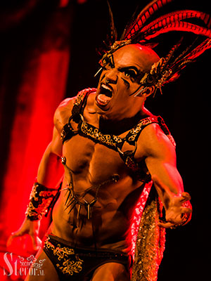 the Masquerade edition of the International Burlesque Circus at de Helling in Utrecht