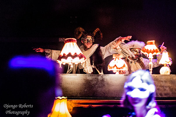 the Masquerade edition of the International Burlesque Circus at de Helling in Utrecht