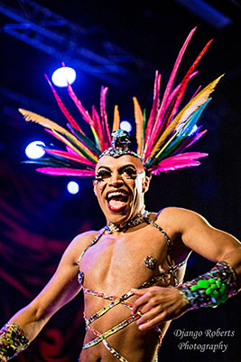 the Masquerade edition of the International Burlesque Circus at de Helling in Utrecht