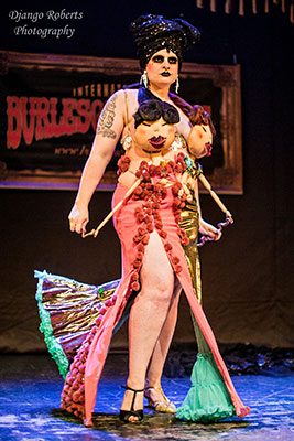 the Masquerade edition of the International Burlesque Circus at de Helling in Utrecht