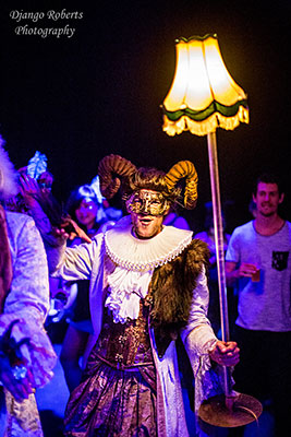 the Masquerade edition of the International Burlesque Circus at de Helling in Utrecht