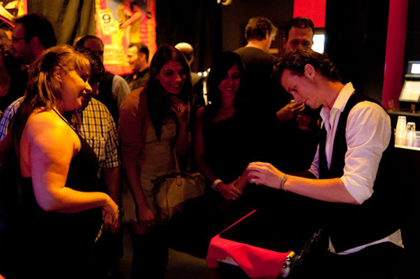 table magic by MOJO MAGIC at the Oriental edition of the International Burlesque Circus