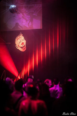 stage at the Halloween edition of the International Burlesque Circus