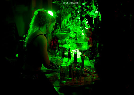 the Absinthbar at The International Burlesque Circus - The Glamour edition