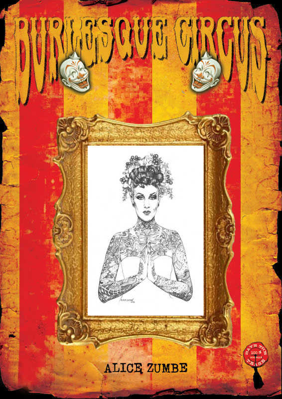 Alice Zumbé at the International Burlesque Circus
