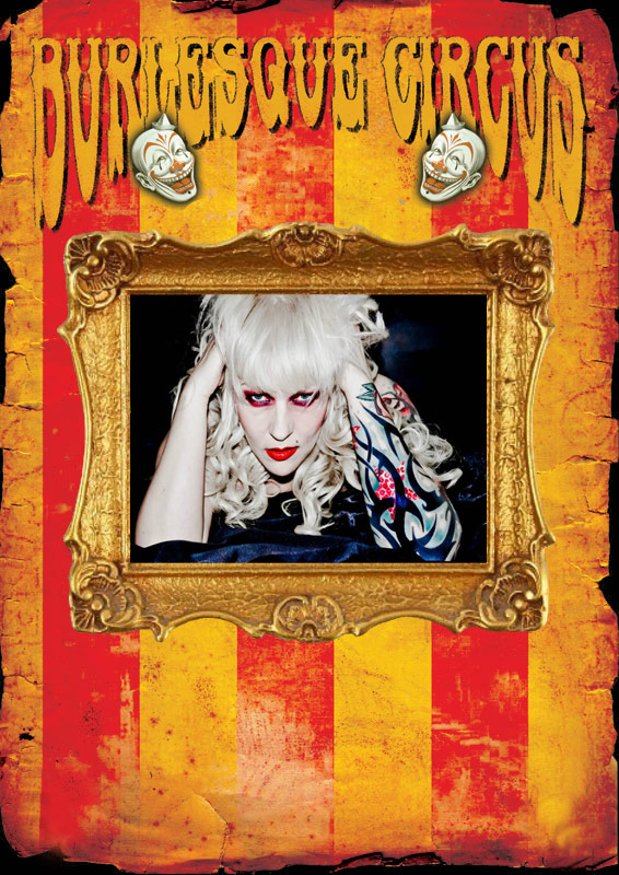 art exhibition at the International Burlesque Circus by Clockstopper Studios Timetraveling Photography - Come and see special or even cinematic moments. Taken from almost every timeline....sometimes from other dimentions. Take a trip trough the dark ages to the glorious industrial revulution! Meet the violent women of grind house movies or the behaved girls next door!