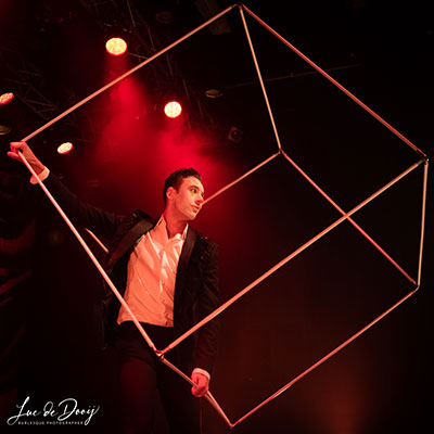 David Severins at the Beastilicious Halloween edition of the International Burlesque Circus in Utrecht produced by Boudoir Noir