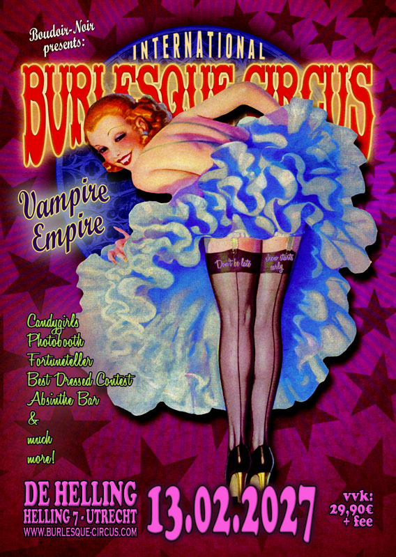 The Vampire Empire dition of the International Burlesque Circus in Utrecht